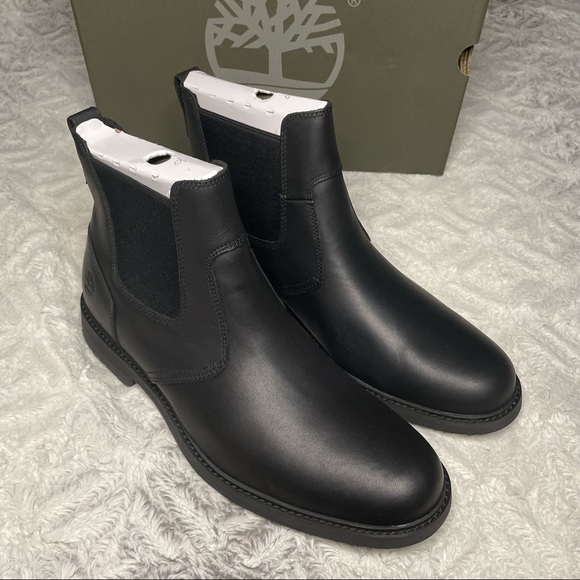 Timberland | Shoes | Timberland Stormbucks Chelsea Boots In Black Full  Grain | Poshmark